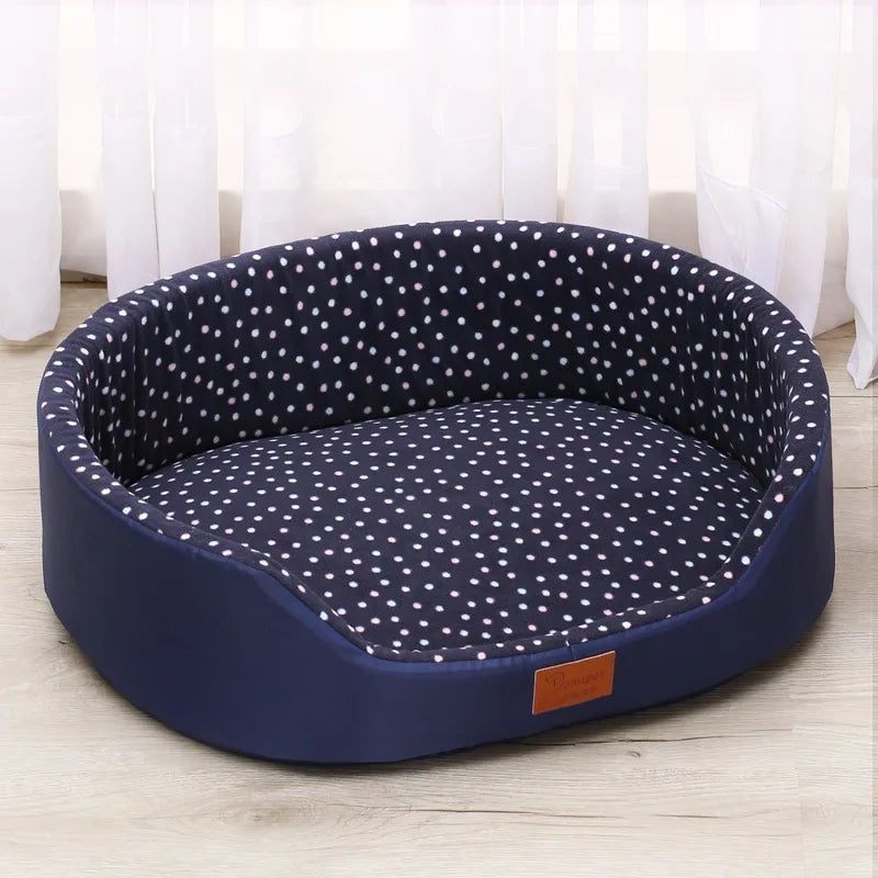 Winter Warmth Pet Couch Bed – Breathable Plush Puppy Nest & Soft Fleece Mat Pad