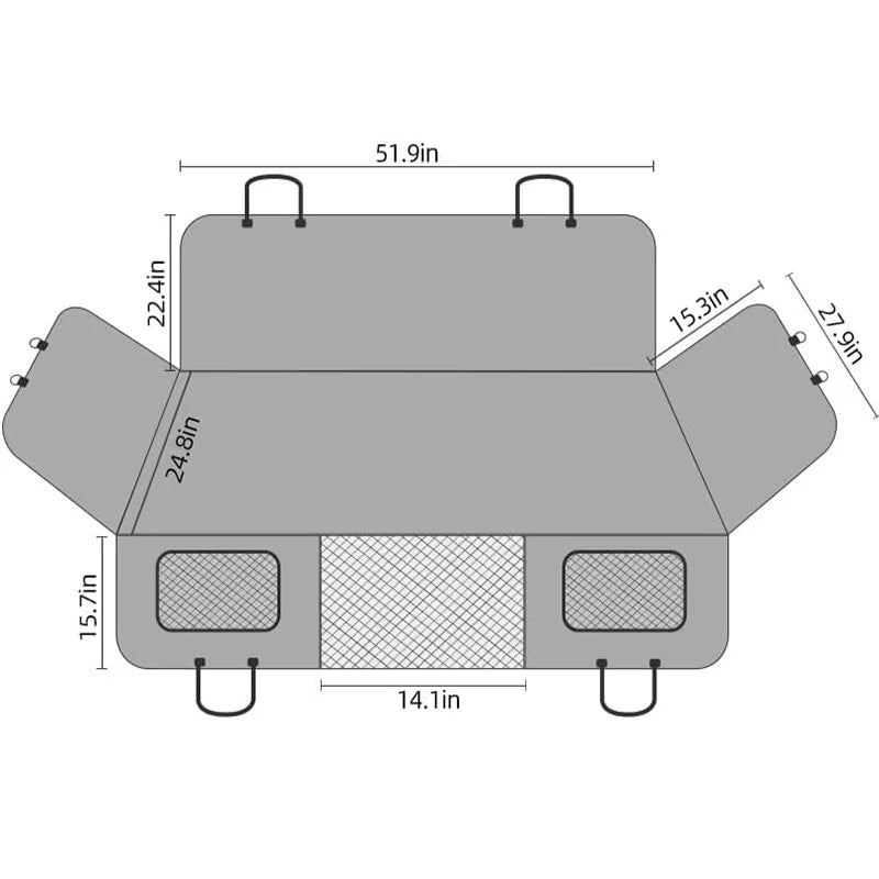 Premium Pet Backseat Extender