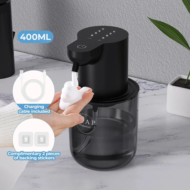 Smart Wall-Mounted Automatic Foam Soap Dispenser – 500ml Touchless Sensor & Rechargeable