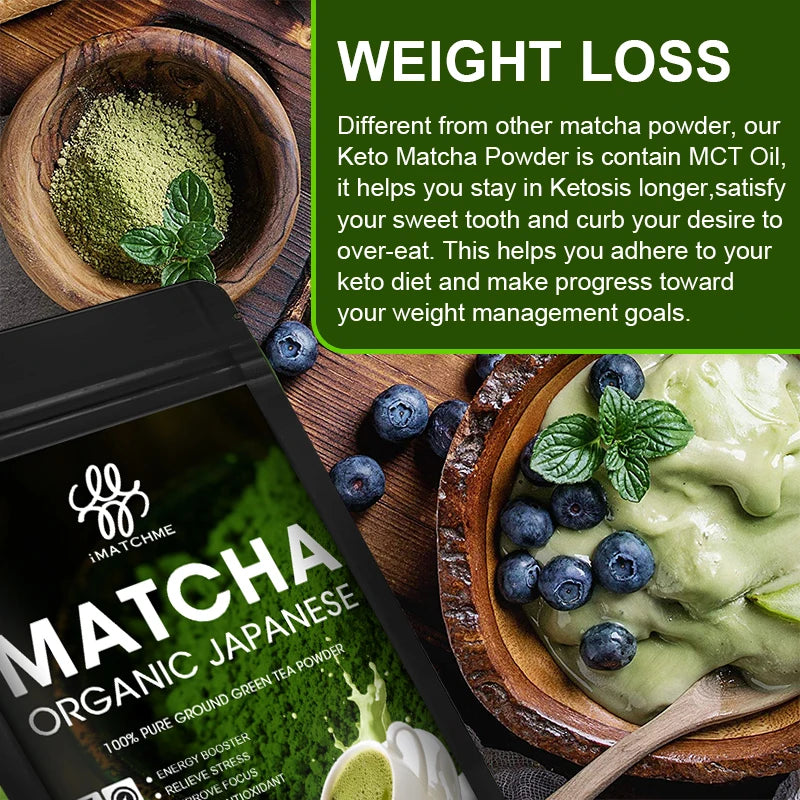 Pure Matcha Green Tea Supplement – Natural Antioxidant & Metabolism Support (Ceremonial Grade)