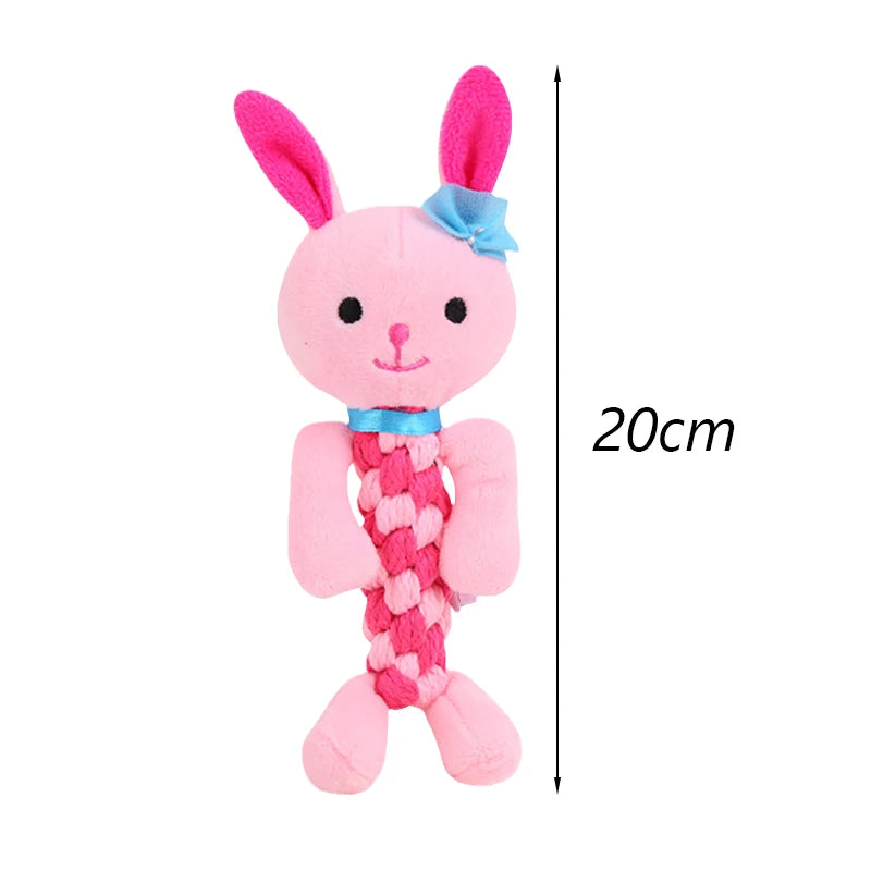 Teeth Cleaning Rope Toy for Small Dogs – Bite-Resistant Cotton Molar Stick for Healthy Gums