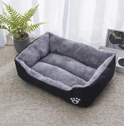 Winter Warmth Pet Couch Bed – Breathable Plush Puppy Nest & Soft Fleece Mat Pad