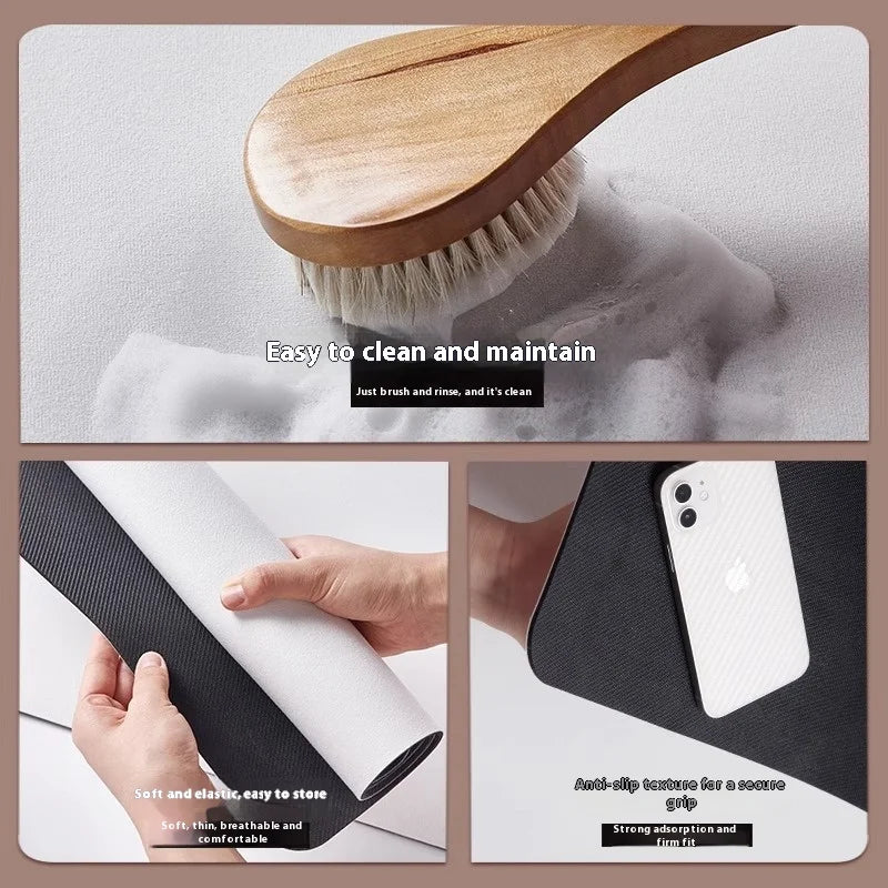 Magic Instant-Dry Pet Placemat – Anti-Bacterial Diatomite Water Absorbent Mat for Dogs & Cats