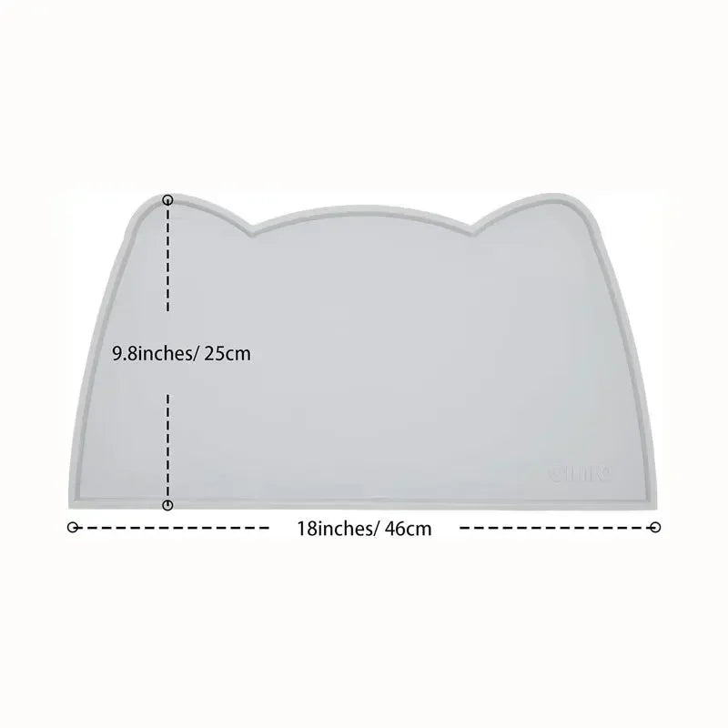 BPA-Free Silicone Feeding Mat – Easy-Clean Anti-Slip Bowl Mat for Dogs & Cats