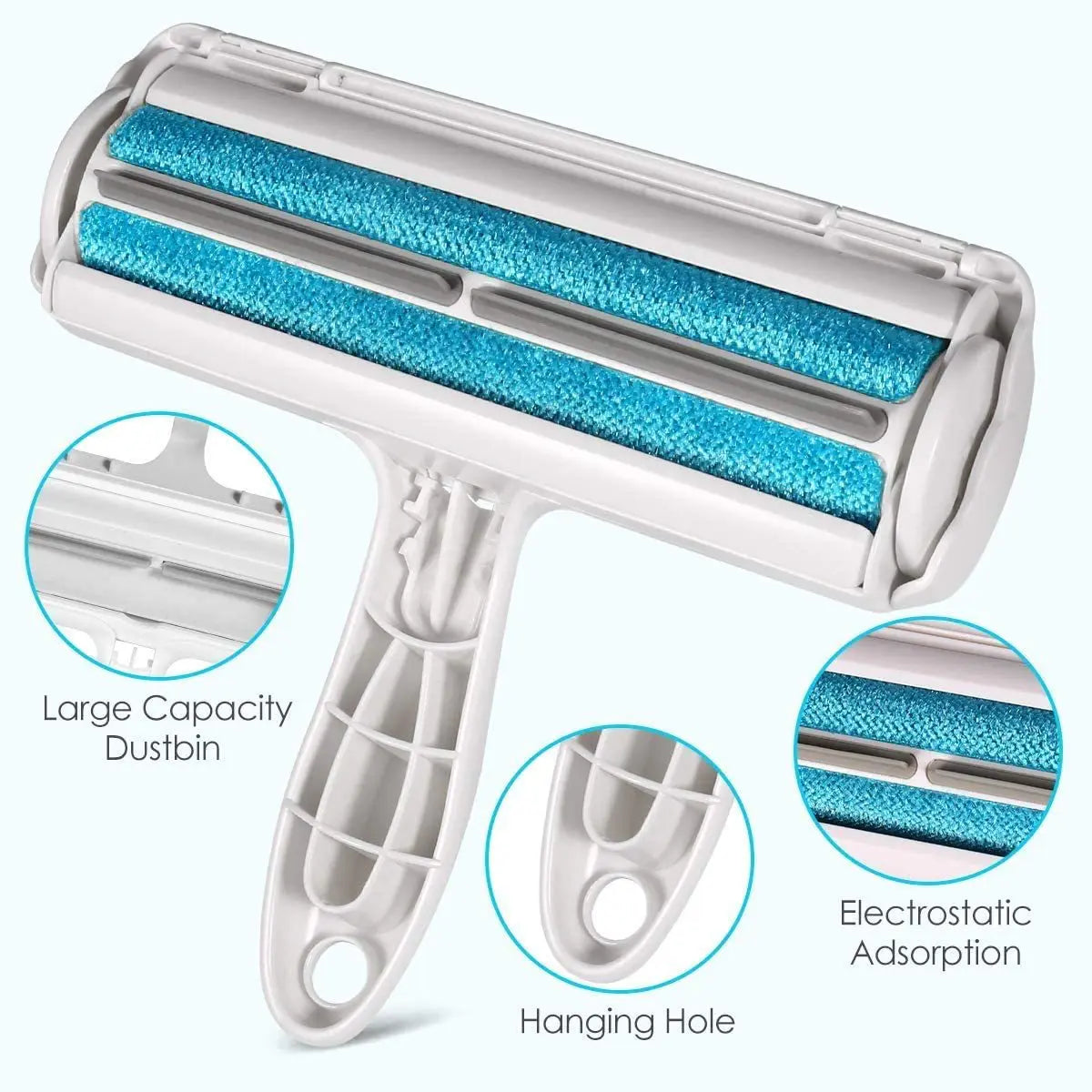 Ultimate Pet Hair Remover Roller – Reusable Self-Cleaning Fur Remover for Furniture & Carpets
