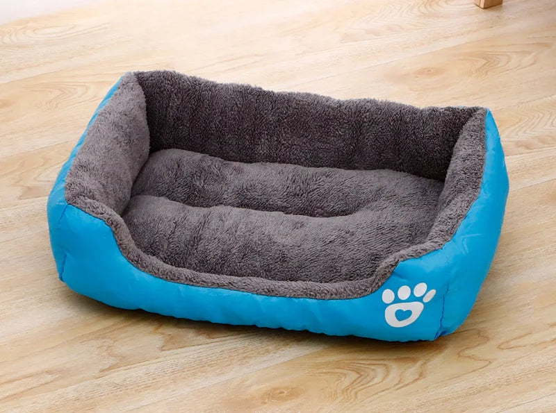 Winter Warmth Pet Couch Bed – Breathable Plush Puppy Nest & Soft Fleece Mat Pad