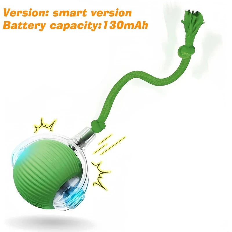 Smart Interactive Cat Ball Toy – Automatic Self-Rolling & USB-C Rechargeable