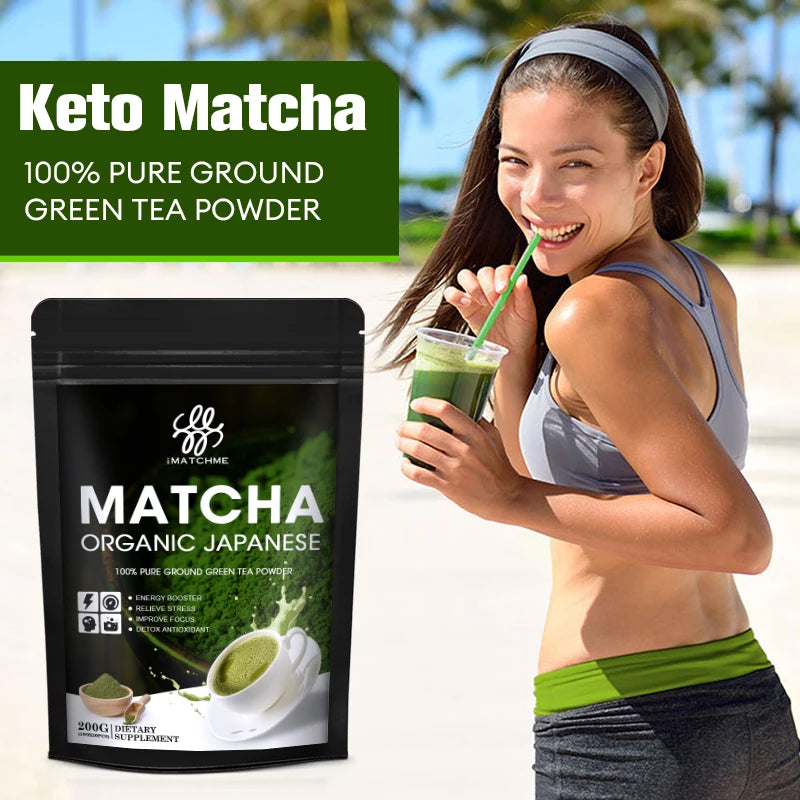 Pure Matcha Green Tea Supplement – Natural Antioxidant & Metabolism Support (Ceremonial Grade)