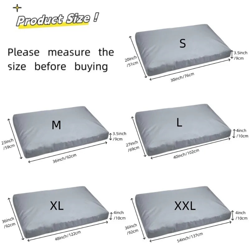 Heavy-Duty Dust-Proof Pet Bed Cover – Waterproof Mattress Protector for Dogs & Cats