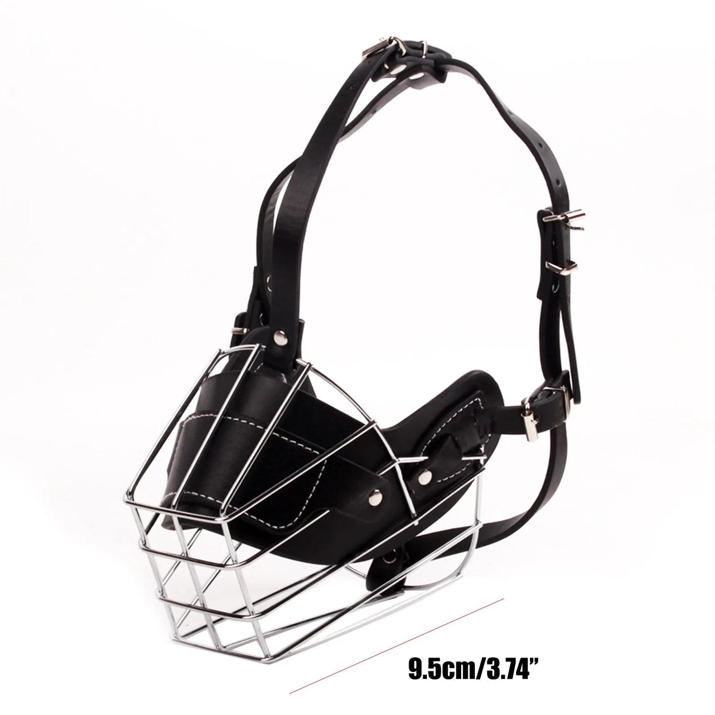 Heavy-Duty Metal Basket Dog Muzzle