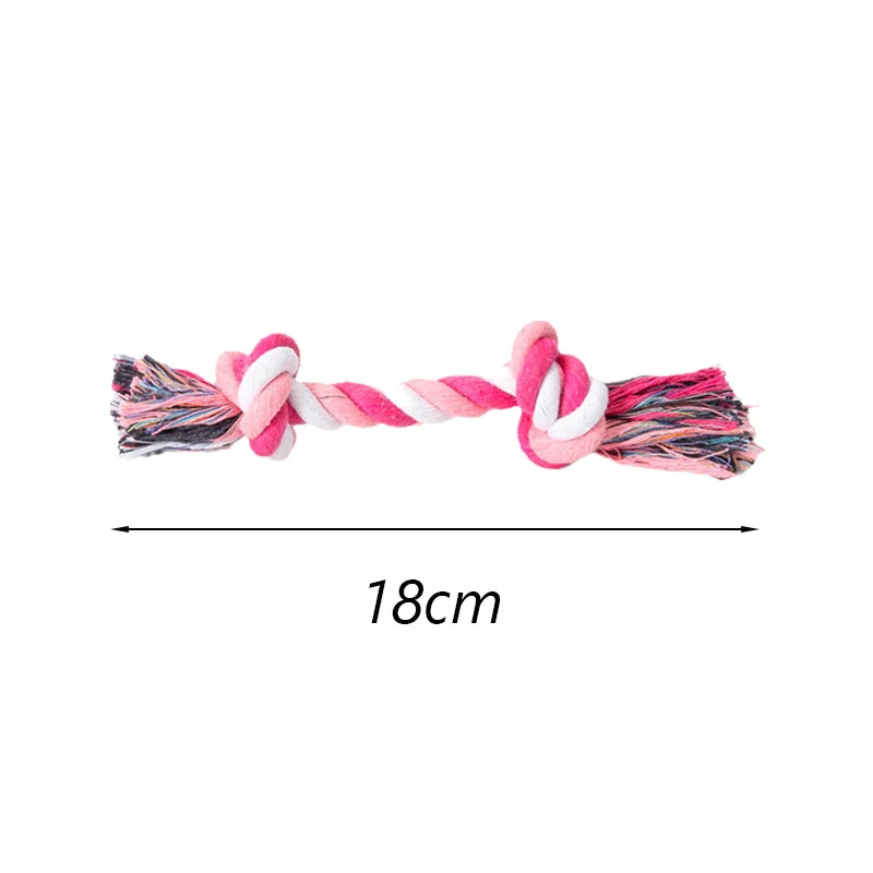 Teeth Cleaning Rope Toy for Small Dogs – Bite-Resistant Cotton Molar Stick for Healthy Gums