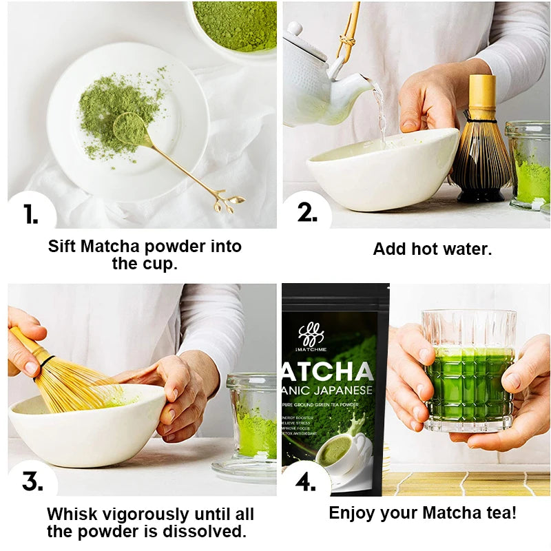 Pure Matcha Green Tea Supplement – Natural Antioxidant & Metabolism Support (Ceremonial Grade)