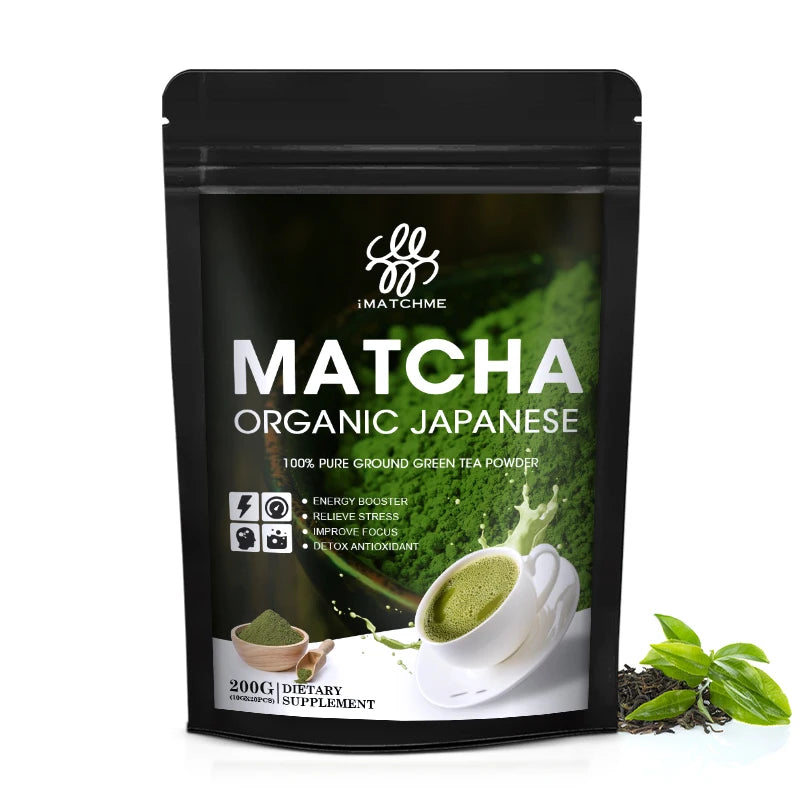 Pure Matcha Green Tea Supplement – Natural Antioxidant & Metabolism Support (Ceremonial Grade)