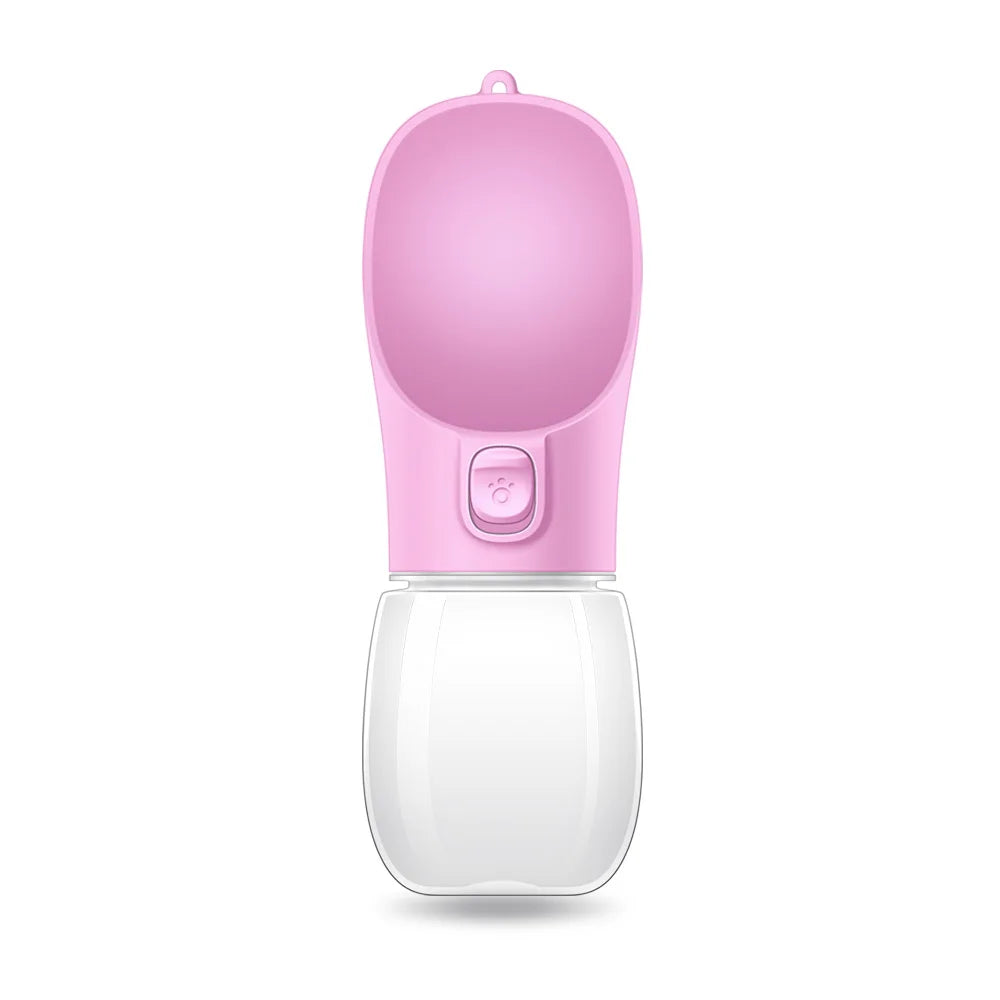 Portable Leakproof Dog Water Bottle – 3-in-1 Travel Drinking Bowl & Dispenser