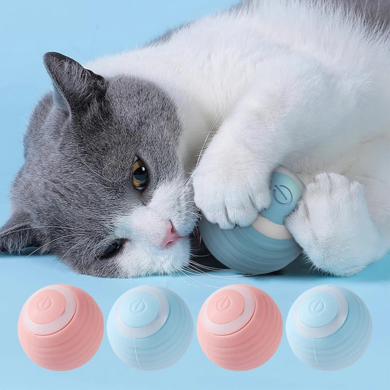 Self-Rotating Gravity Cat Ball – Smart Obstacle Avoidance Electric Toy with LED Lights