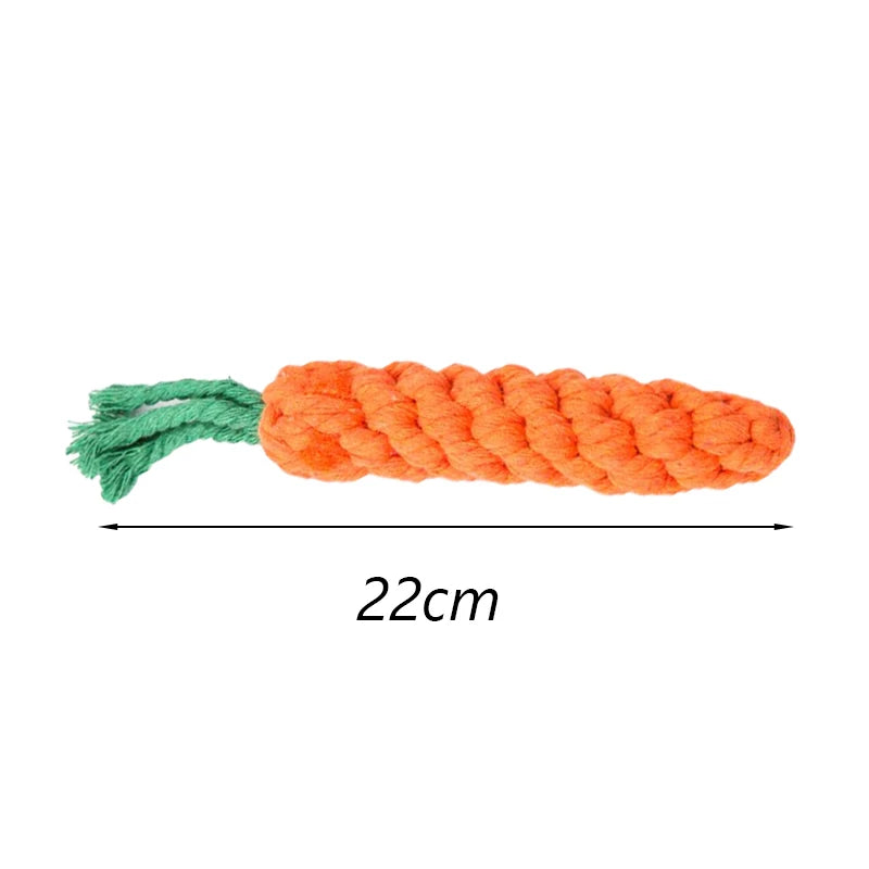 Teeth Cleaning Rope Toy for Small Dogs – Bite-Resistant Cotton Molar Stick for Healthy Gums