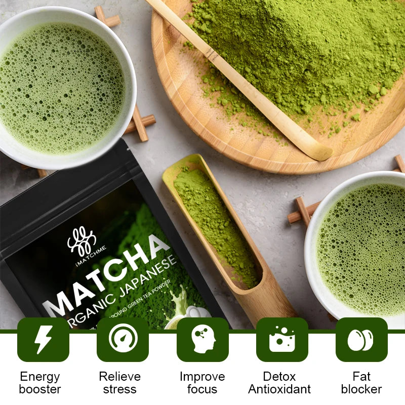 Pure Matcha Green Tea Supplement – Natural Antioxidant & Metabolism Support (Ceremonial Grade)