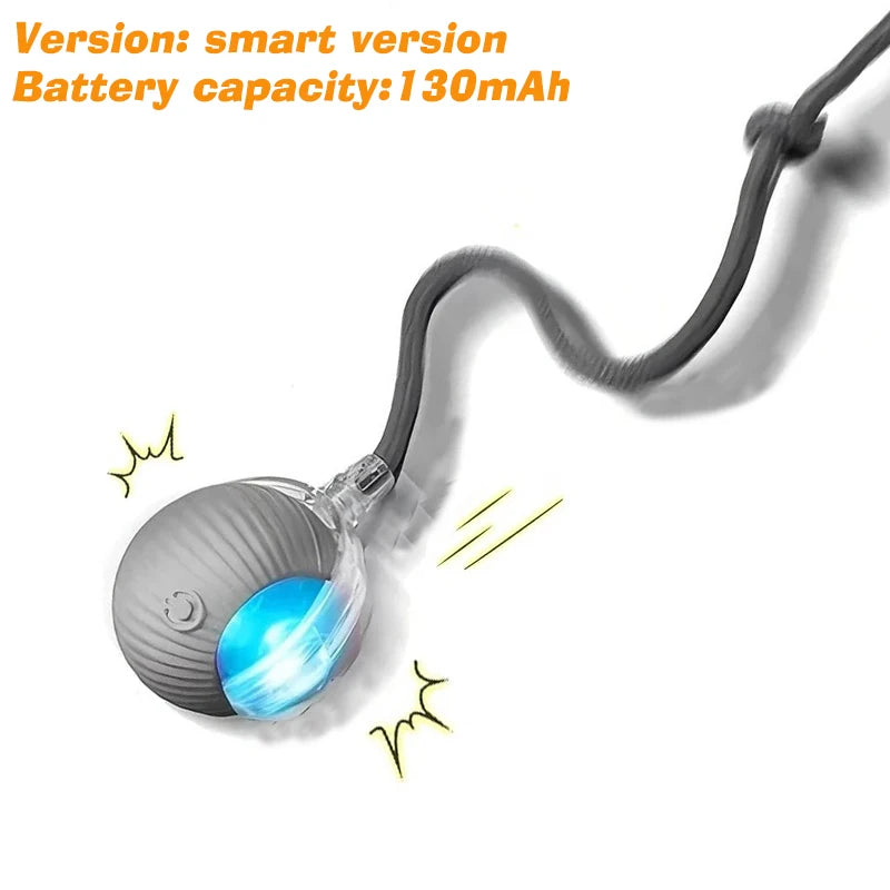 Smart Interactive Cat Ball Toy – Automatic Self-Rolling & USB-C Rechargeable