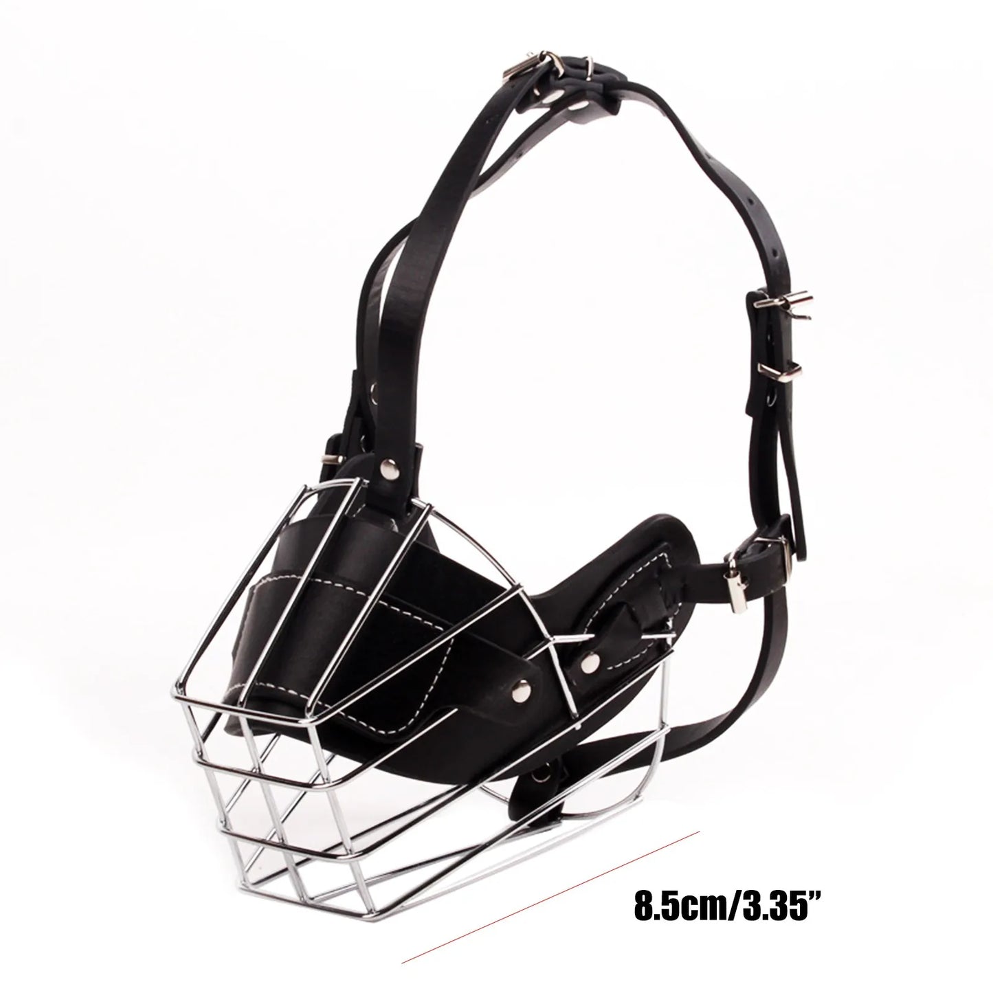 Heavy-Duty Metal Basket Dog Muzzle