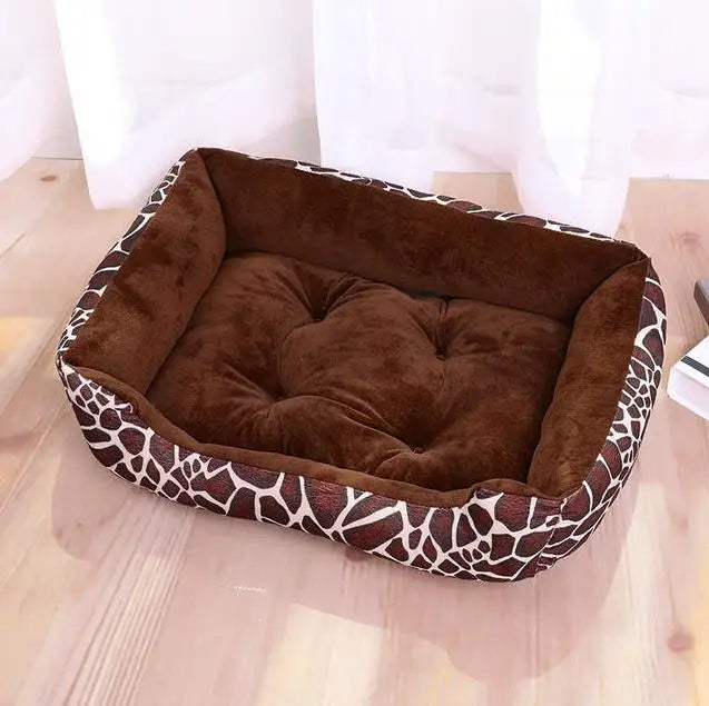 Winter Warmth Pet Couch Bed – Breathable Plush Puppy Nest & Soft Fleece Mat Pad