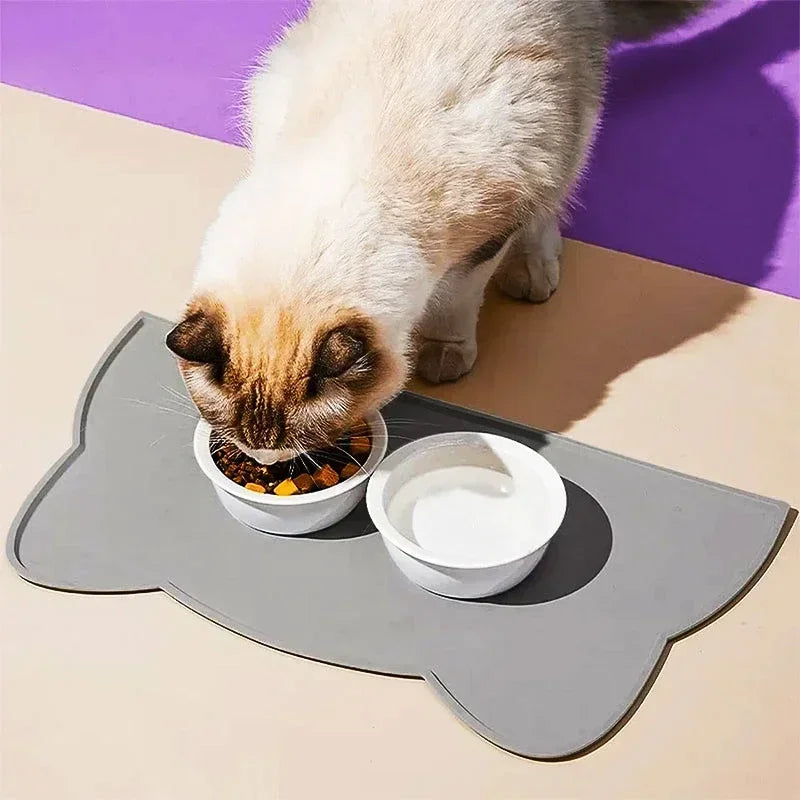 BPA-Free Silicone Feeding Mat – Easy-Clean Anti-Slip Bowl Mat for Dogs & Cats