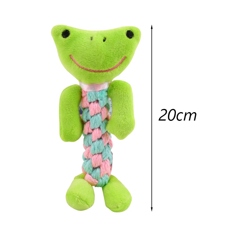 Teeth Cleaning Rope Toy for Small Dogs – Bite-Resistant Cotton Molar Stick for Healthy Gums