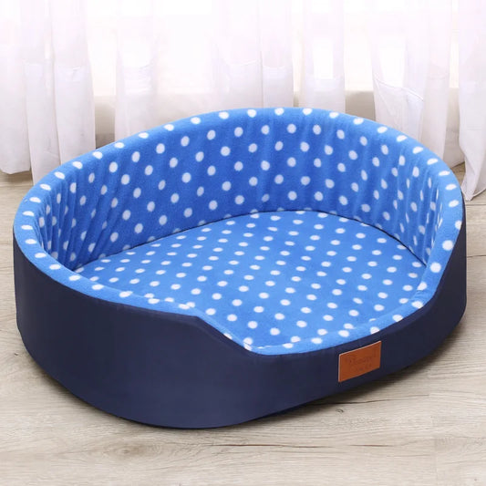 Winter Warmth Pet Couch Bed – Breathable Plush Puppy Nest & Soft Fleece Mat Pad