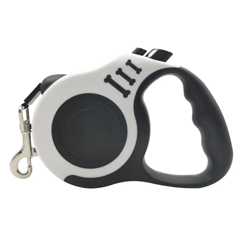 Heavy-Duty Retractable Pet Leash – One-Hand Brake & Lock System for Small to Large Breeds