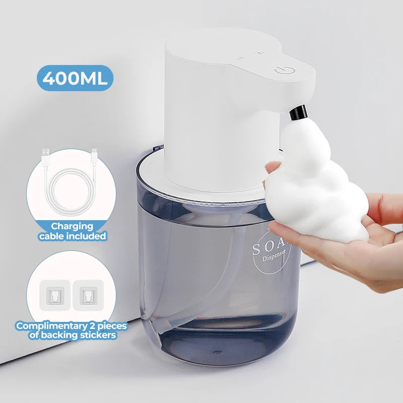 Smart Wall-Mounted Automatic Foam Soap Dispenser – 500ml Touchless Sensor & Rechargeable