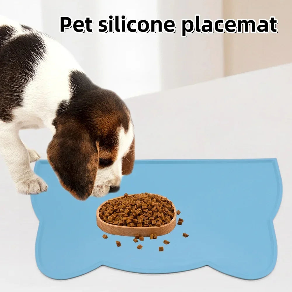 BPA-Free Silicone Feeding Mat – Easy-Clean Anti-Slip Bowl Mat for Dogs & Cats