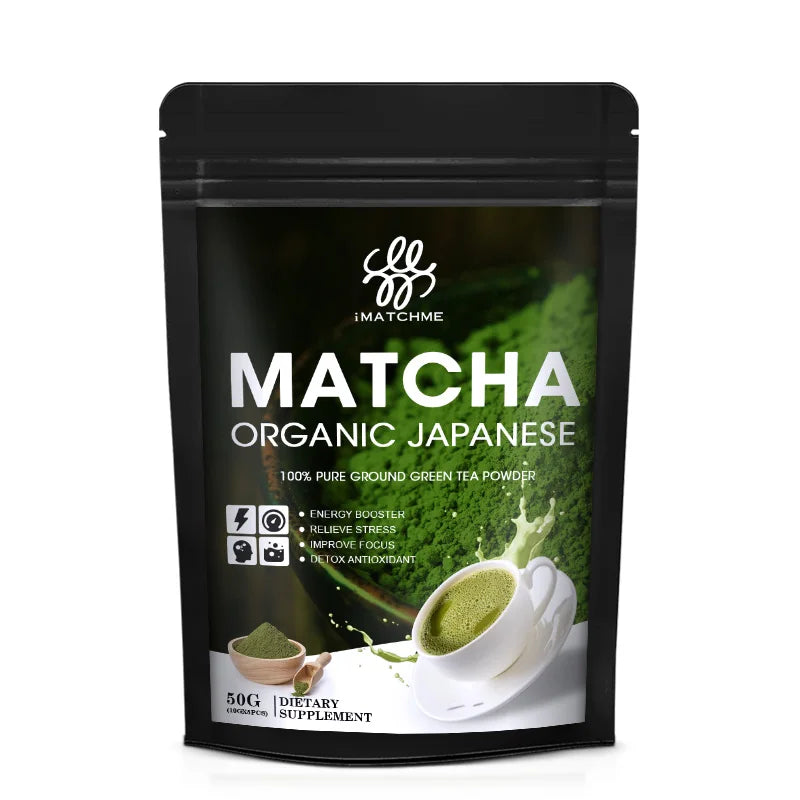 Pure Matcha Green Tea Supplement – Natural Antioxidant & Metabolism Support (Ceremonial Grade)