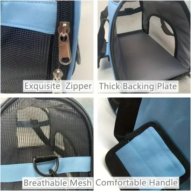 Airline-Approved Soft-Sided Pet Carrier Backpack | For Small Dogs & Cats